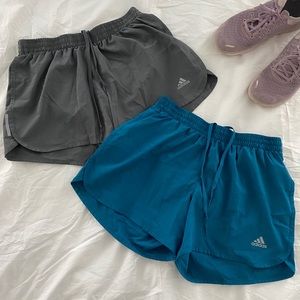Blue Adidas Running Shorts